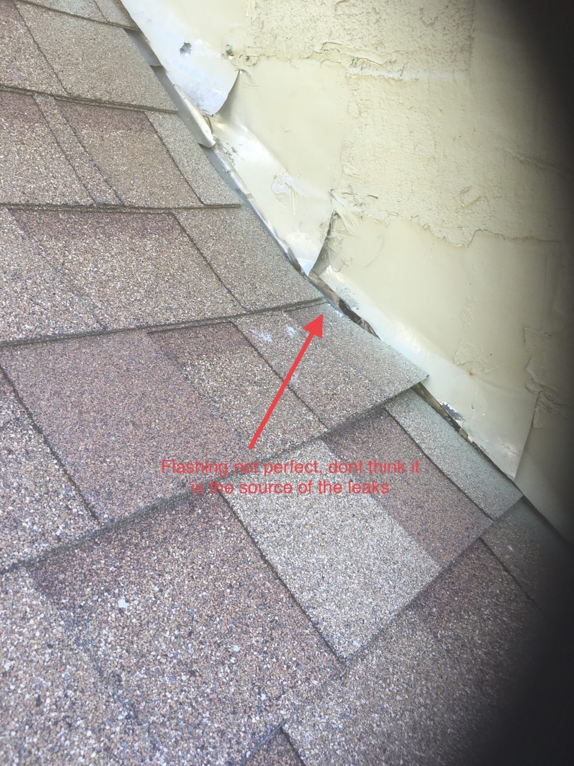 Chimney Counter flashing and step flashing is a mess. Litespeed