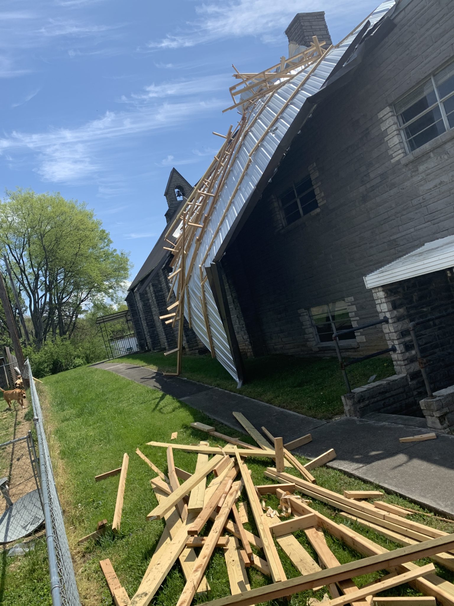 Insurance claim worthy wind damage Litespeed Construction Knoxville