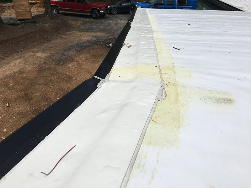 Knoxville-Commercial-Roof-for-new-construction-roof-membrane-sealed