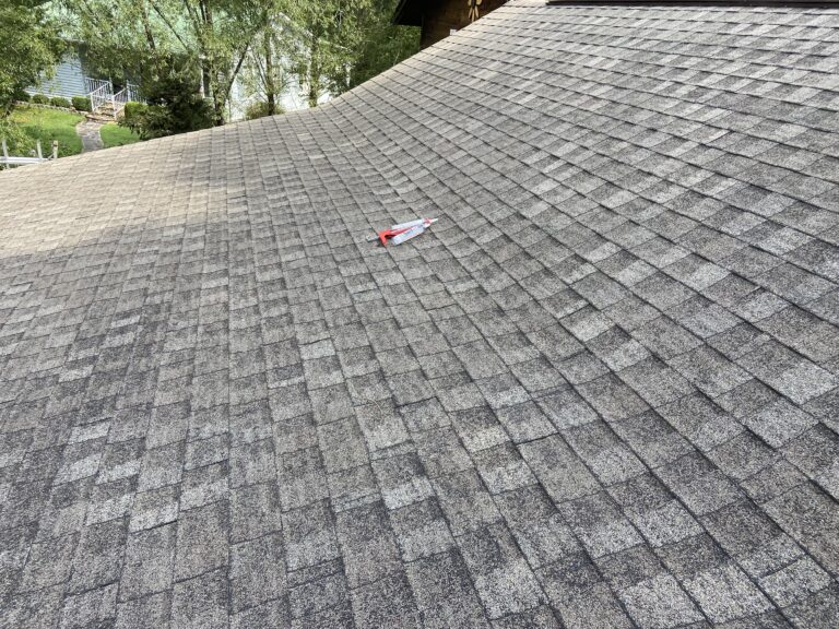 Severe Granule Loss on Old Shingles - Litespeed Construction Knoxville