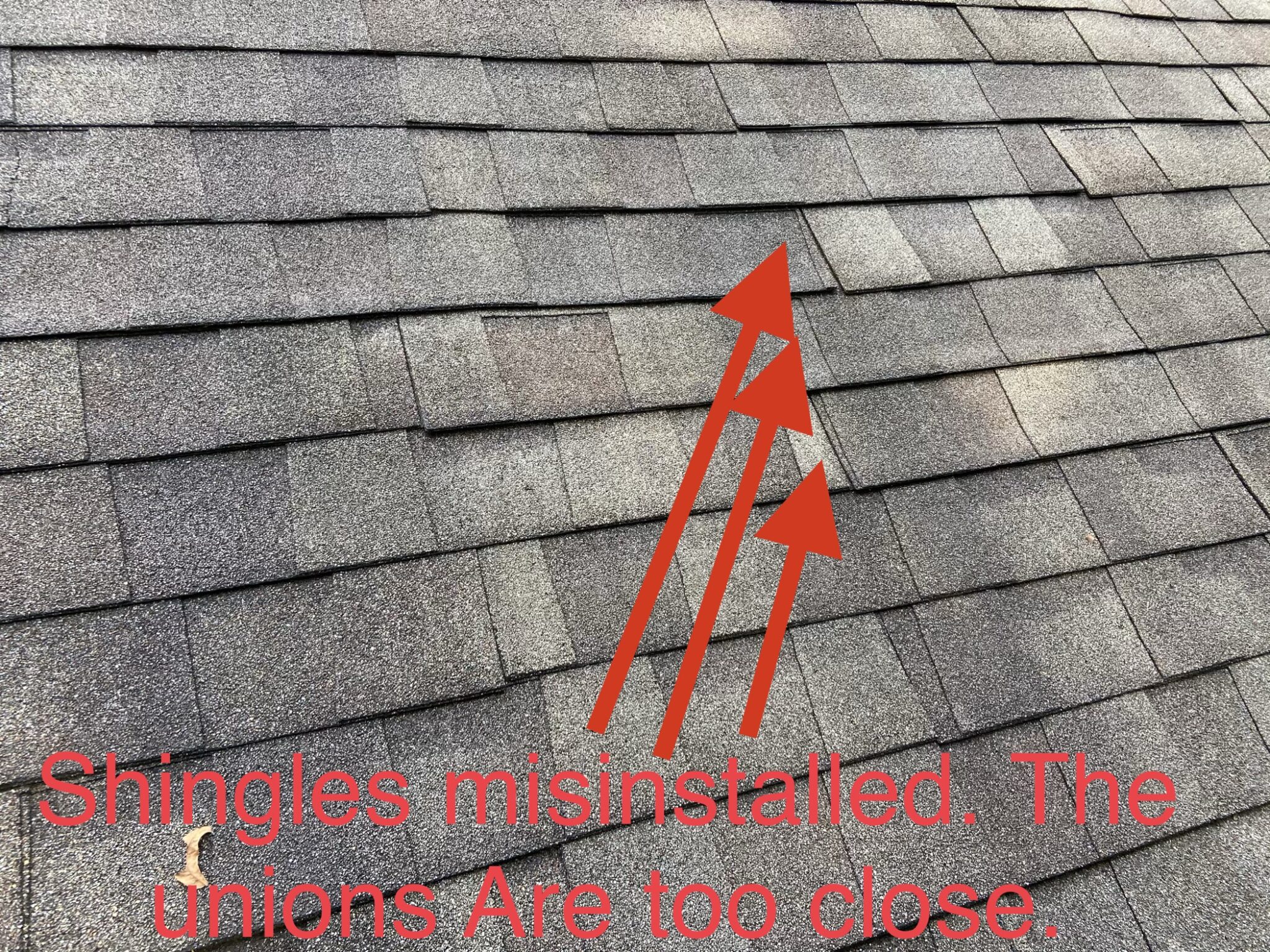 Severe Granule Loss on Old Shingles Litespeed Construction Knoxville