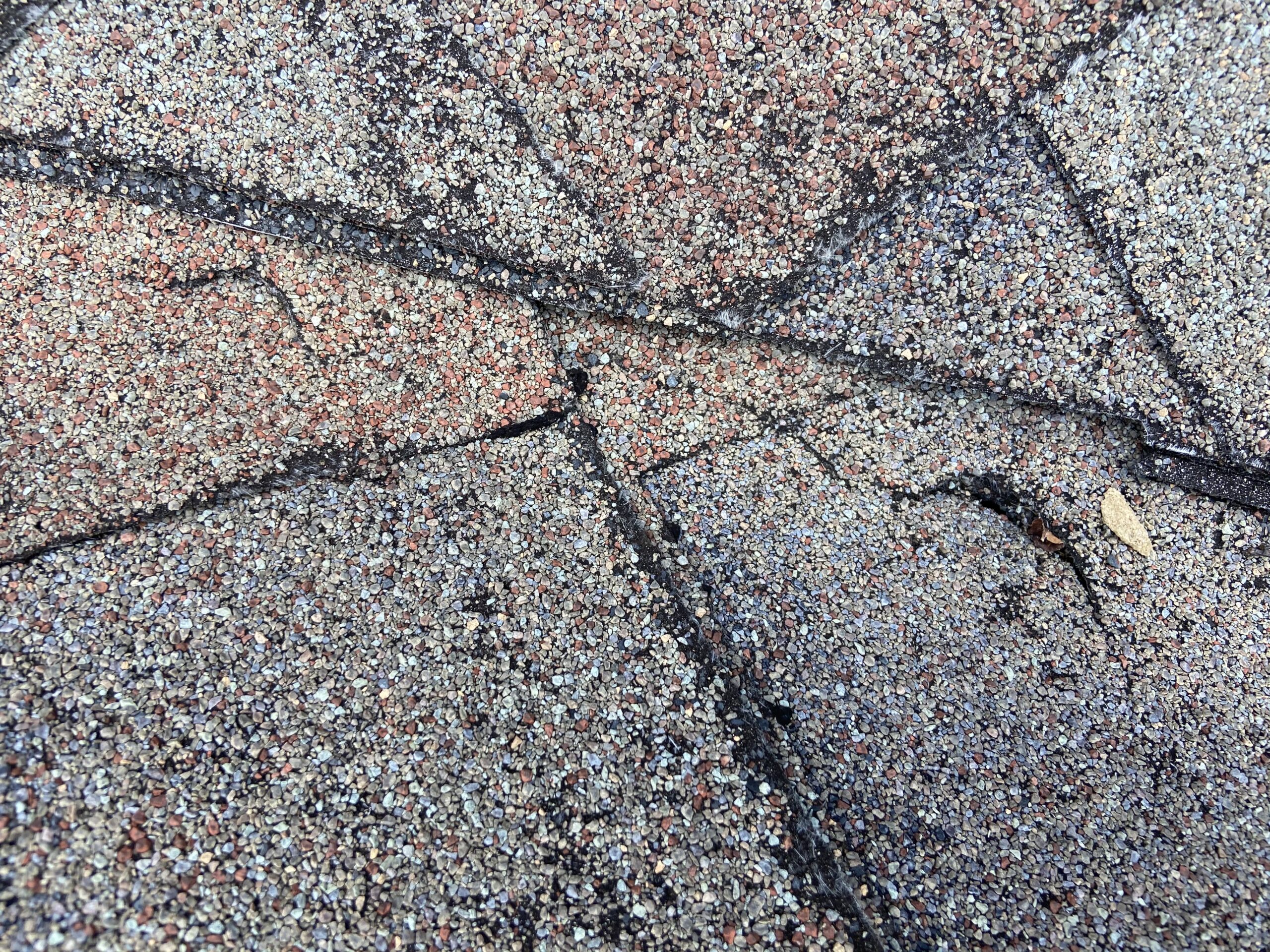 Huge cracks in a shingle Valley can cause roof leaks