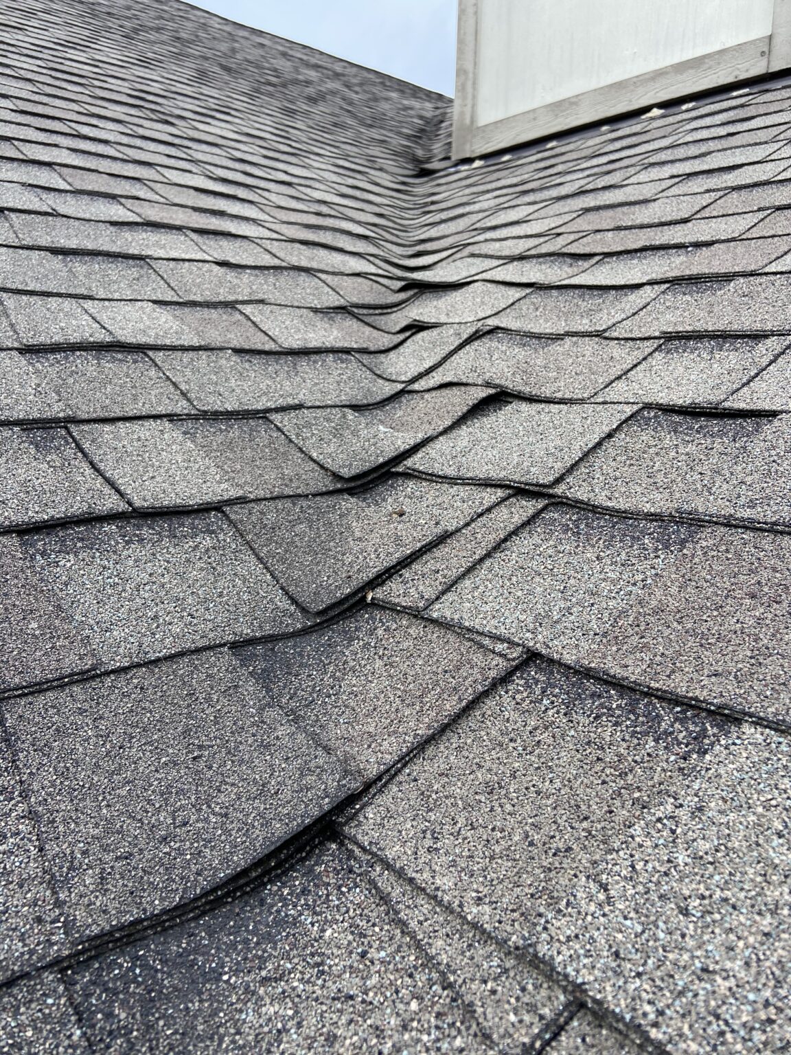 This roof has shingles and membrane in this picture shows a metal roof as well Litespeed