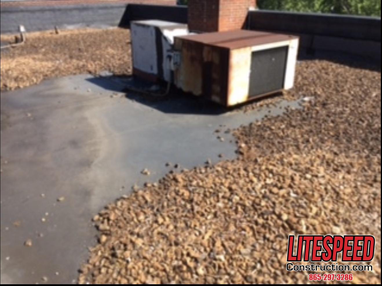 HVAC line penetrations  in old membrane roof