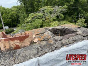 Chimney Cap Needs to be Replaced when Roofing