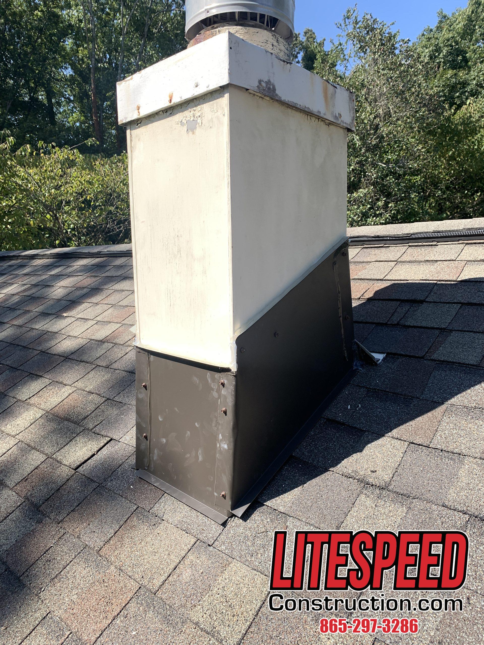 Chimney flashing in West Knoxville