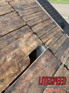 During The Roof Replacement