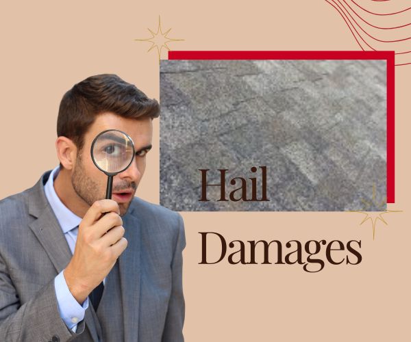 Hail Damages to Roof in West Knoxville TN