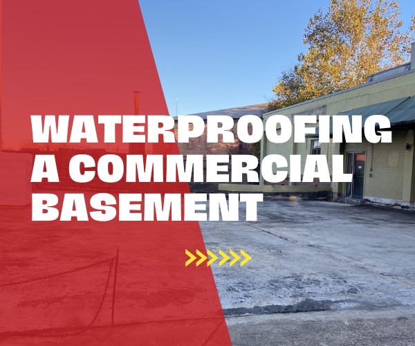 Waterproofing a Commercial Basement at Knoxville