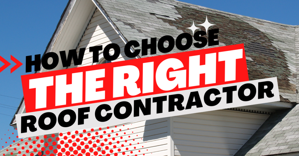Graphic Title of How To Choose The Right Roof Contractor In Knoxville, TN