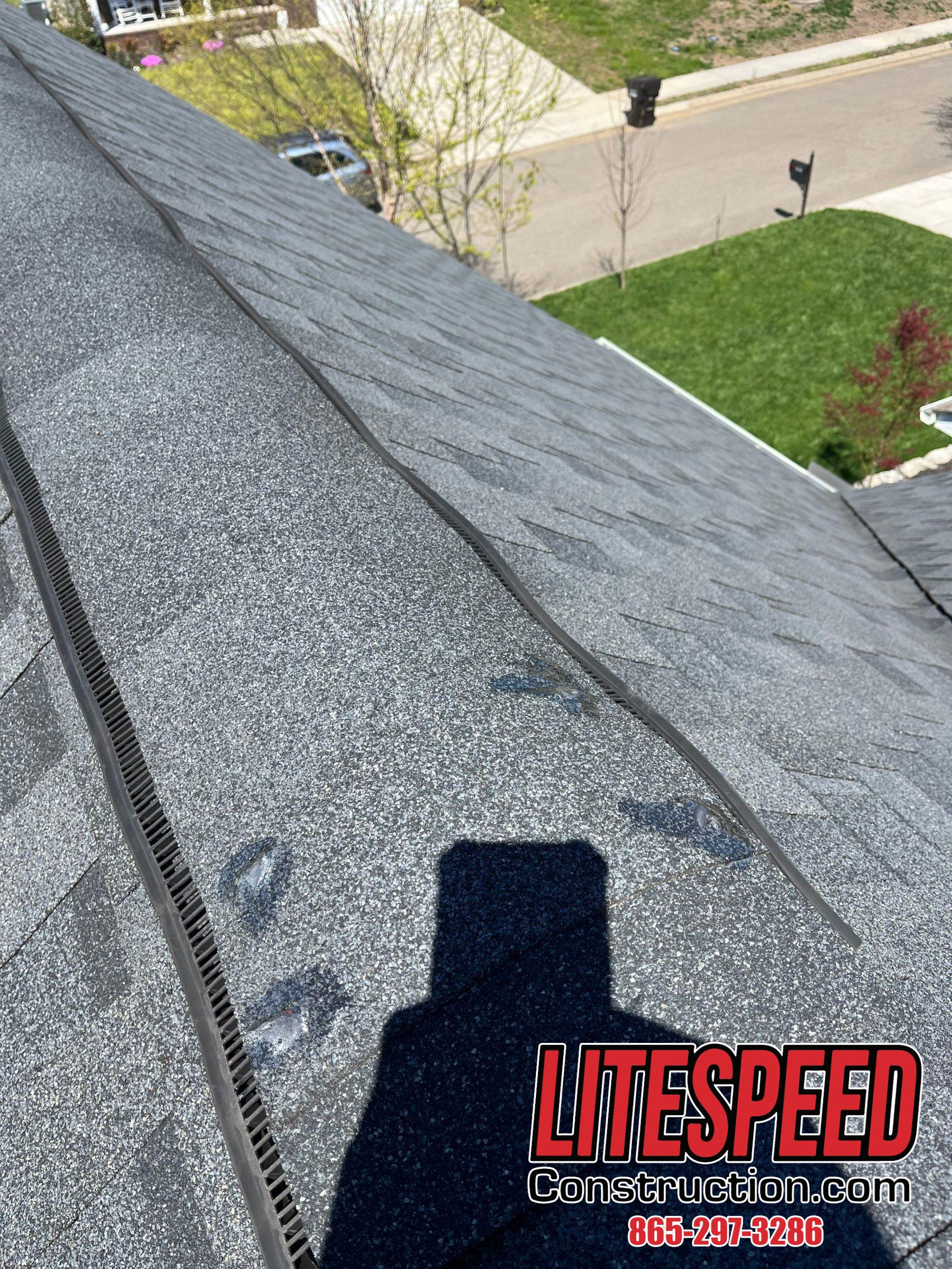Roof Repair and Inspection on Home in Knoxville, TN