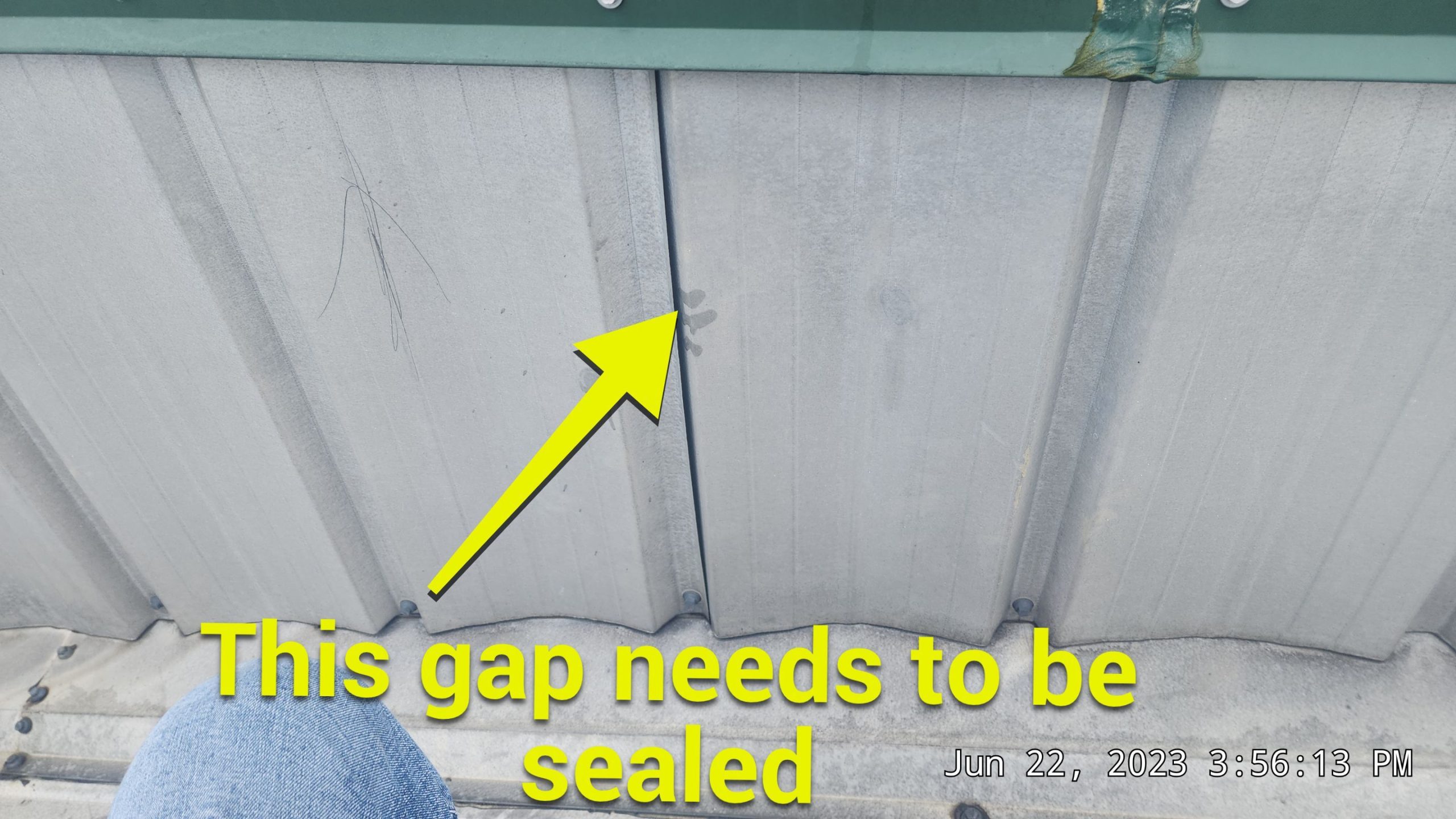 Open gap
