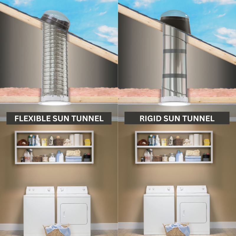 rigid Velux Sun Tunnels, flexible Velux Sun Tunnels, install Velux Sun tunnels