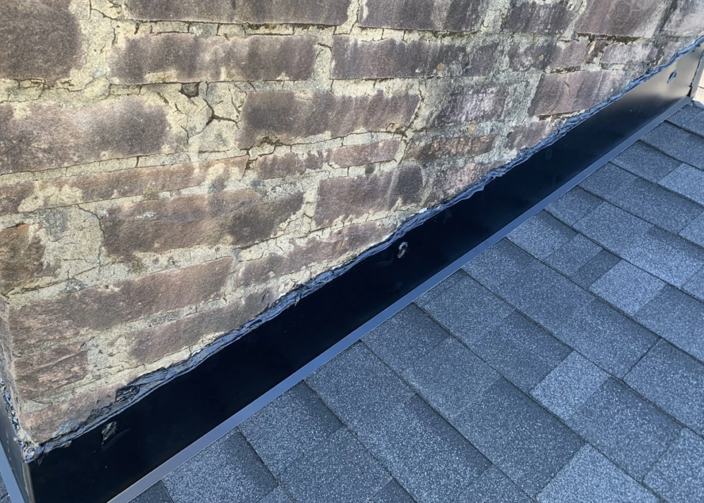 chimney flashing, new roof flashing