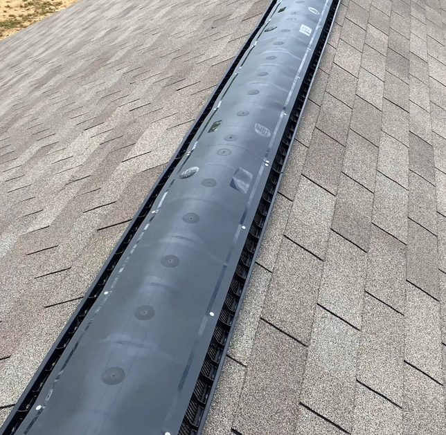 new ridge vent, what else goes on a roof besides the shingles