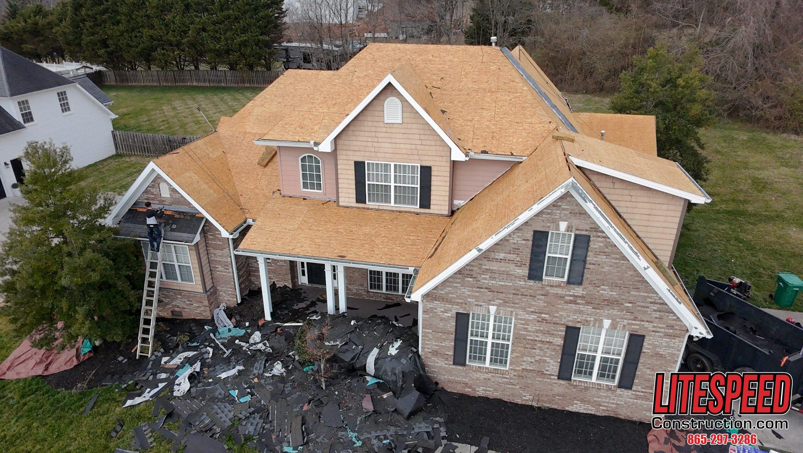 roof tear off, old roof removal, roof replacement process, roofing demolition, tear off roofing services