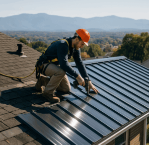 metal roofing installation, roofing codes Tennessee, overlay metal roof, roofing Knoxville TN, roof over shingles, metal roof benefits, roofing contractor Knoxville, energy efficient roofing, residential metal roofs, roofing FAQs, affordable roofing upgrade, tear off vs overlay, roofing permit Knoxville, roof replacement options, pros and cons metal roofing