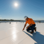 TPO roof life expectancy, Knoxville commercial roofing, thermoplastic polyolefin roof, commercial flat roof options, TPO roof installation cost, TPO vs PVC roofing, best commercial roofing materials, TPO roofing Knoxville TN, commercial roof membrane types, TPO roofing maintenance tips, how long does a TPO roof last, reflective roofing systems, ENERGY STAR roofing, roofing contractor Knoxville TN, TPO roof inspection schedule