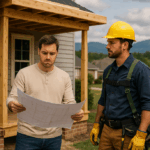 hire a roofing contractor, porch roof installation, Knoxville roofing company, DIY porch roof guide, porch roof cost, building permit Tennessee, roofing contractor near me, Litespeed Construction, porch roof materials, porch roof labor costs, install porch roof Knoxville, roofing safety tips, porch roof inspection, professional roofers Knoxville, roofing code requirements