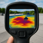 commercial roof moisture detection, commercial roof leaks, roof moisture intrusion, commercial flat roof moisture, roof inspection Knoxville, commercial roof repair, infrared roof inspection, moisture mapping roofing, roof leak detection Knoxville, commercial roof maintenance, water intrusion roofing, roof thermal imaging, commercial roofing Knoxville TN, commercial building roof leak, prevent commercial roof leaks