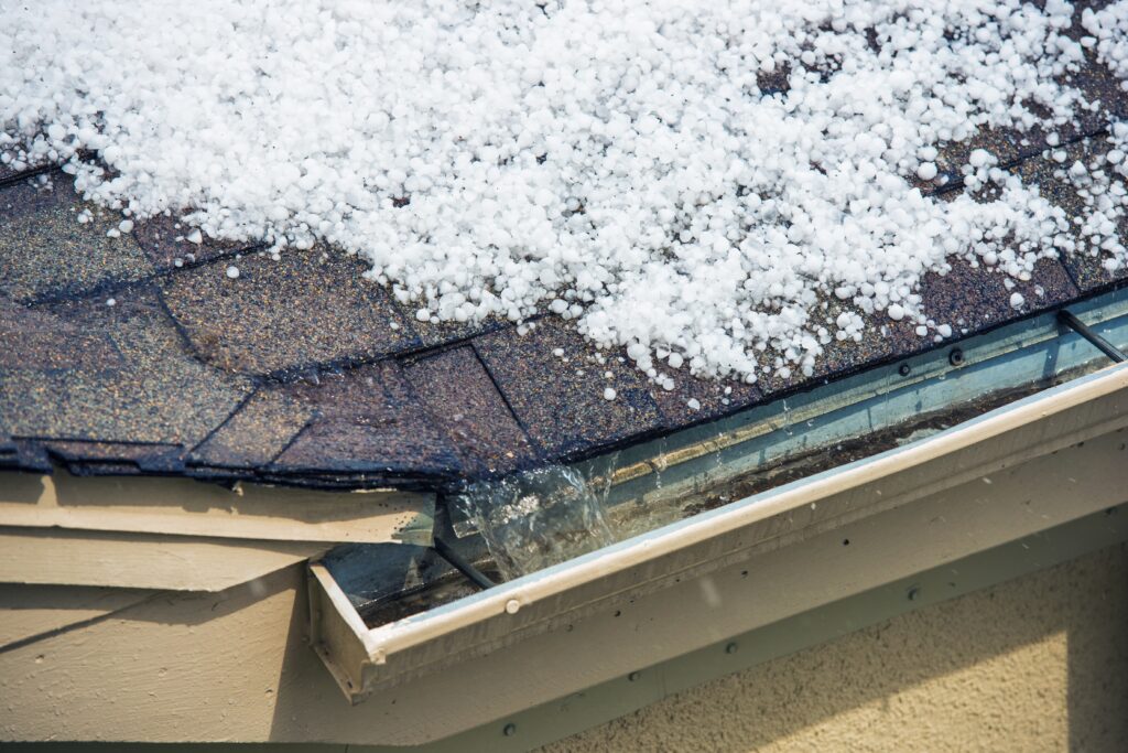small amount of hail damage, hail damage roof repair, minor hail roof damage, roof inspection after hail, Knoxville roofing contractors, insurance claim hail damage, storm damage roof repair, signs of hail damage roof, emergency roof inspection, roof damage Knoxville TN, roof repair near me, roof shingle damage, TPO hail damage, wind and hail roof damage, roofing insurance Knoxville