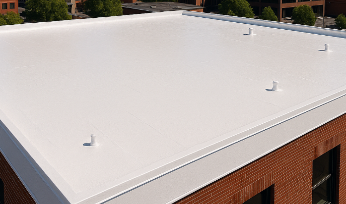 commercial roof coatings benefits, benefits of commercial roof coatings, commercial roofing Knoxville TN, roof coating systems, roof restoration solutions, reflective roof coating energy savings, elastomeric roof coatings, flat roof coatings, cool roof coatings, commercial building roof maintenance, roof protection solutions, waterproof roof coating, industrial roof repair TN, sustainable roofing solutions, commercial roofing experts Knoxville