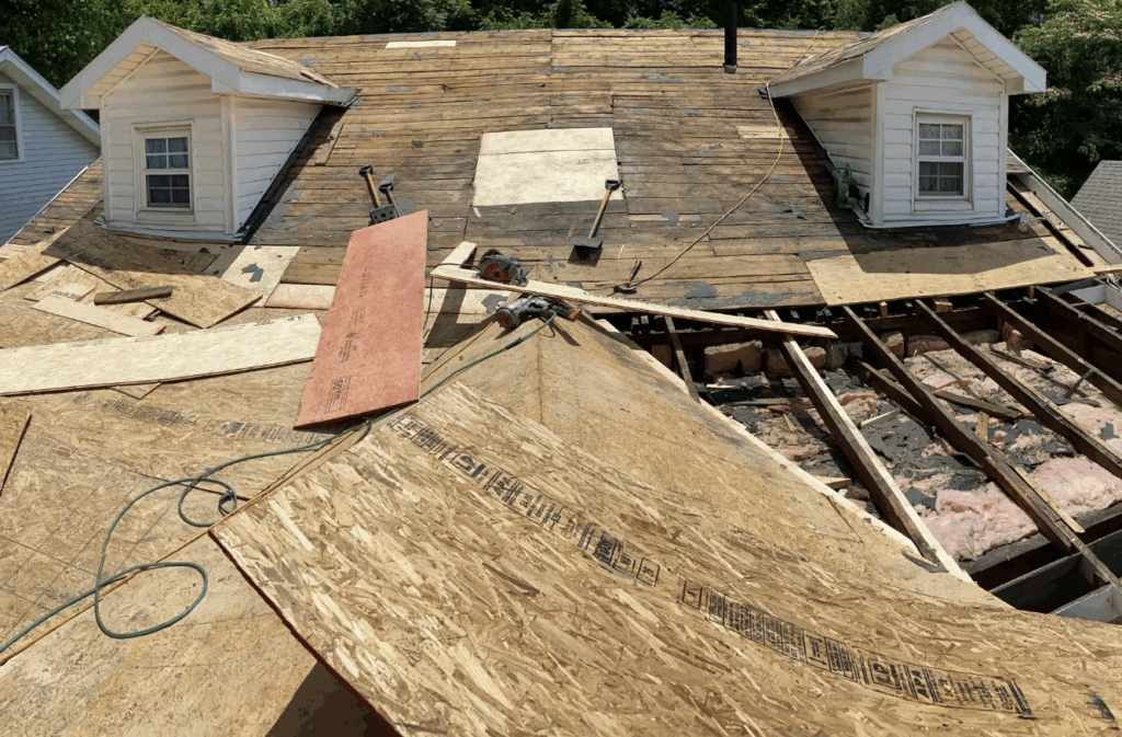 Replace rotten wood, how to replace rotten wood, roof wood rot repair, fix rotten roof wood, remove roof rot, wood rot under shingles, roof decking rot, roof structural damage, roof inspection Knoxville, roof repair Knoxville TN, roofing services TN, replace roof decking, roofing contractors Knoxville, roof rot signs, emergency roof repair TN