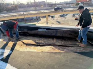 commercial roof TPO overlay Knoxville TN, TPO overlay Knoxville TN, commercial roof repair Knoxville TN, flat roof skylight repair Knoxville, TPO roof over EPDM, commercial roof core samples, commercial roof leak repair Knoxville, low slope roofing Knoxville TN, commercial roof moisture intrusion repair, commercial roofing Knoxville TN 37902
