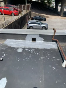 commercial roof leak repair Knoxville, EPDM membrane roof repair, TPO roof over EPDM, flat roof skylight repair Knoxville, commercial skylight leak repair, commercial scupper drain repair, wet insulation commercial roof, ISO insulation board replacement, commercial roof core samples, membrane roof cracks repair, commercial roof water intrusion, low slope roofing Knoxville TN