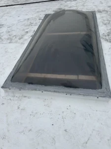 commercial roof leak repair Knoxville, EPDM membrane roof repair, TPO roof over EPDM, flat roof skylight repair Knoxville, commercial skylight leak repair, commercial scupper drain repair, wet insulation commercial roof, ISO insulation board replacement, commercial roof core samples, membrane roof cracks repair, commercial roof water intrusion, low slope roofing Knoxville TN