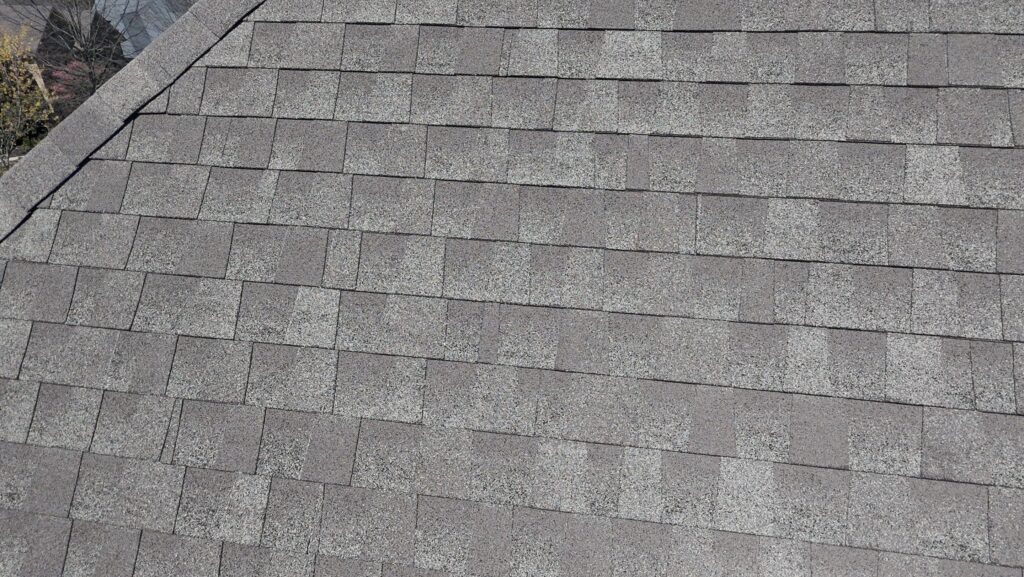 granule loss, old shingles, worn out roof