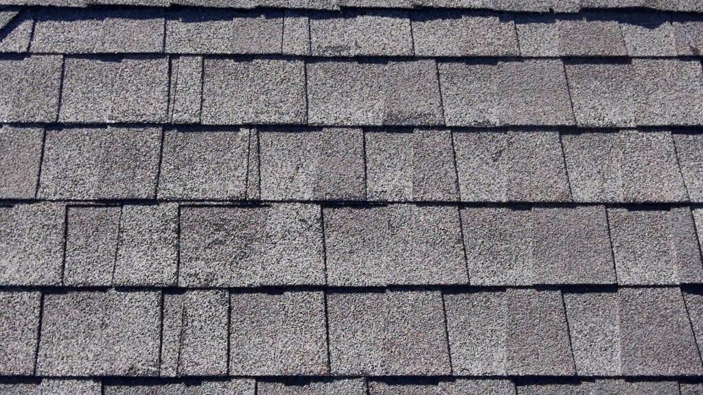 old shingles, granule loss in shingles