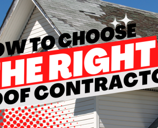 Graphic Title of How To Choose The Right Roof Contractor In Knoxville, TN