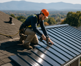 metal roofing installation, roofing codes Tennessee, overlay metal roof, roofing Knoxville TN, roof over shingles, metal roof benefits, roofing contractor Knoxville, energy efficient roofing, residential metal roofs, roofing FAQs, affordable roofing upgrade, tear off vs overlay, roofing permit Knoxville, roof replacement options, pros and cons metal roofing