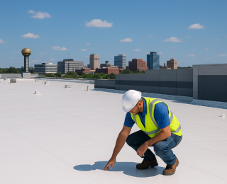Low-slope commercial roof membrane, flat roof membrane options, TPO roofing Knoxville, EPDM roofing systems, commercial roofing solutions, modified bitumen membrane, PVC commercial roofing, best roof for flat buildings, Knoxville commercial roofers, energy efficient commercial roofs, roofing systems Knoxville TN, roof membrane comparison, low slope roof repair, commercial roofing contractors, TN flat roof options