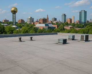EPDM roofing Knoxville, commercial EPDM roofing, EPDM flat roof, EPDM rubber roofing, EPDM roof installation, EPDM roof repair, EPDM roofing membrane, single-ply EPDM roofing, EPDM roof life expectancy, EPDM vs TPO roofing, EPDM roof maintenance, EPDM waterproofing, EPDM roof inspection, EPDM contractor Knoxville, EPDM roof cost